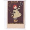 PUBLICITE : magasin "The Sport" boulevard Montmartre (illustrée par ZAGNOLI) - très bon état