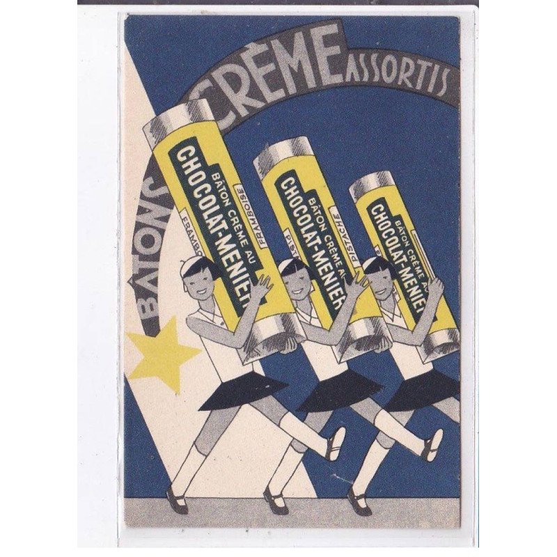 PUBLICITE : CHOCOLAT MEUNIER - très bon état