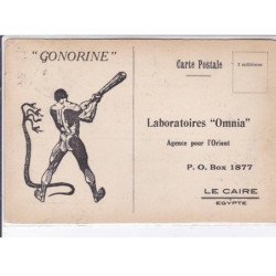 PUBLICITE : laboratoire Omnia "la Gonorine" Le caire - Egypte - état