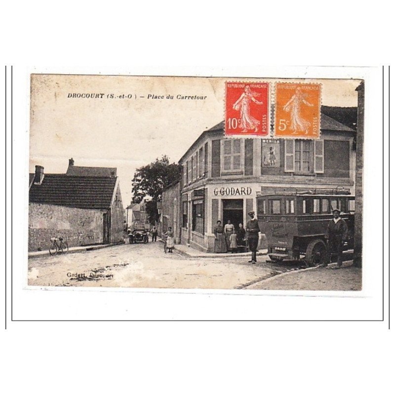 DROCOURT : place du carrefour - état