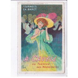 PUBLICITE : Tournées BARET - Cavell illustée par Jim? - état