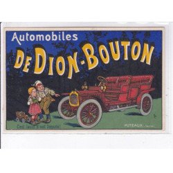 PUBLICITE : automobiles De Dion Bouton à Puteaux (illustée par Ogé) - très bon état