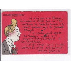 PUBLICITE : Le célèbre chanteur "Mayol" (illustrée par Barrère) - état