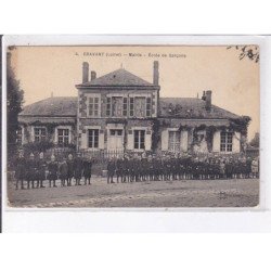 CRAVANT: mairie, école de garçons - état