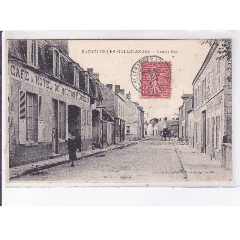 BAZOCHES-les-GALLERANDES: grande rue - très bon état