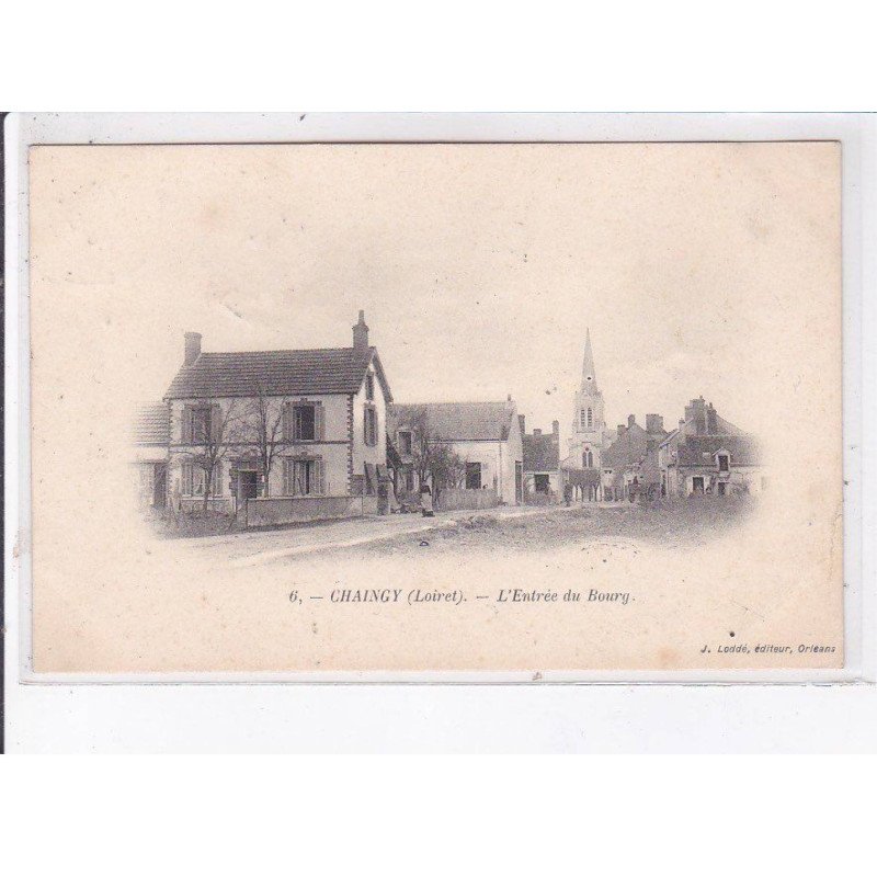 CHAINGY: l'entrée du bourg - état