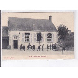 GIDY: école des garçons - état (partiellement décollée)