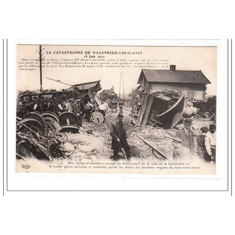 VILLEPREUX-les-CLAYES : la catastrophe de villepreux-les-clayes - tres bon état
