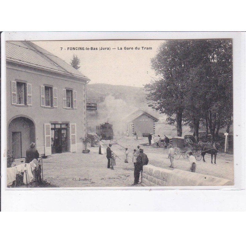 FONCINE-le-BAS: la gare du tram - très bon état