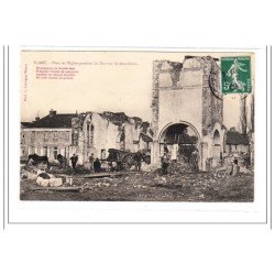 BLARU : place de l'eglise pendant les travaux de demolition - tres bon état