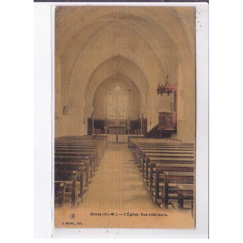 OCCEY: l'église vue intérieure - état