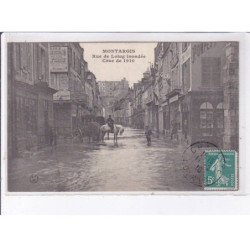 MONTARGIS: rue de loing inondée, crue de 1910 - très bon état