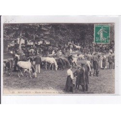 MONTARGIS: marché de chevaux sur le pâtis - très bon état