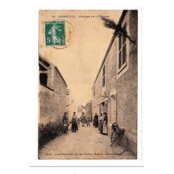 GUERVILLE : une rue de la plagne - tres bon état