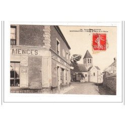 MONTCHAUVET : l'eglise et la place de la mairie - tres bon état
