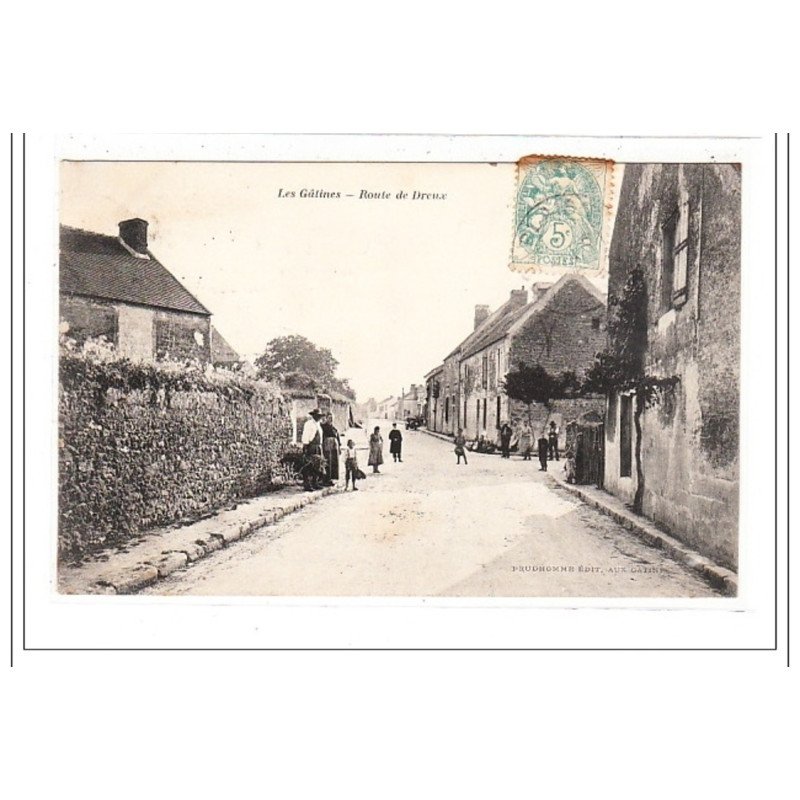 LES GATINES : route de dreux - état