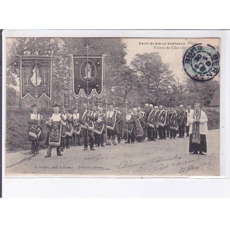 SAINT-AUBIN-le-VERTUEUX: frères de charité - très bon état