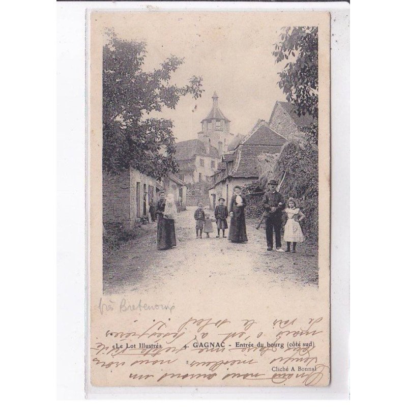 GAGNAC: entrée du bourg (côté sud) - très bon état