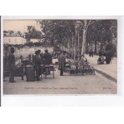 CAHORS: le marché aux puces, boulevard gambetta - état