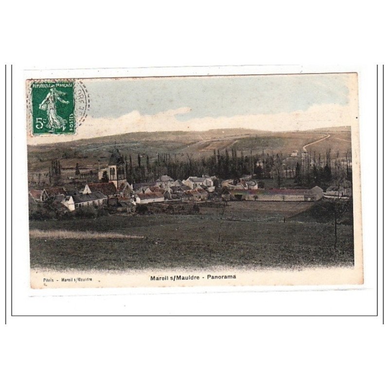 MAREIL s/MAULDRE : panorama - tres bon état