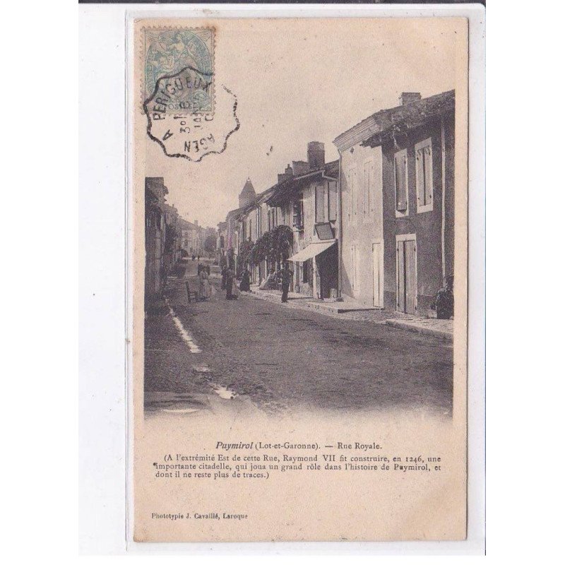 PUYMIROL: rue royale - très bon état