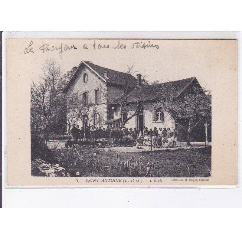SAINT-ANTOINE: l'école - très bon état SAINT-ANTOINE: l'école - très bon état