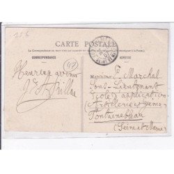 GONTAUD: rue de marmande et l'horloge - très bon état