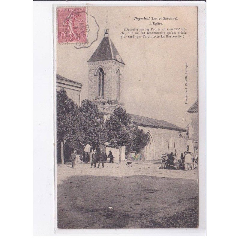 PUYMIROL: l'église - très bon état