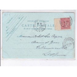 SAINTE-LIVRADE: arrivée de villeneuve-sur-lot - très bon état