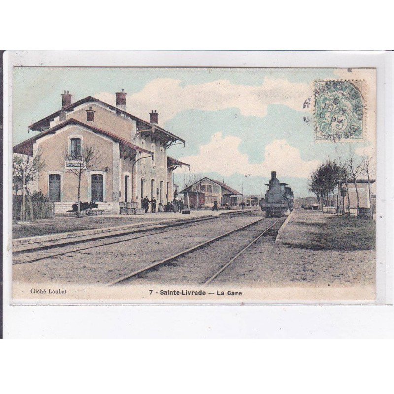 SAINTE-LIVRADE: la gare - très bon état