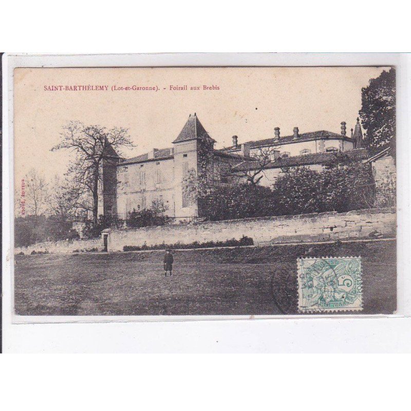 SAINT-BARTHELEMY: foirail aux brebis - très bon état