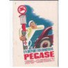 PUBLICITE : supercarburant PEGASE lot de 7 cartes postales semi-modernes (automobile)- très bon état