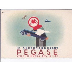 PUBLICITE : supercarburant PEGASE lot de 7 cartes postales semi-modernes (automobile)- très bon état