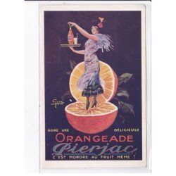 PUBLICITE : orangeade PIERJAC illustrée par GYPE - très bon état