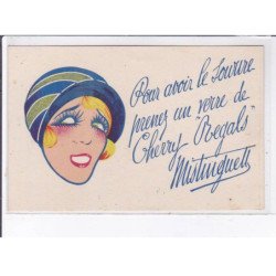 PUBLICITE : Le cherry regals (Mistinguette - Versailles et Nuits St Georges) illustrée par Gesmar - très bon état