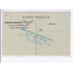 PUBLICITE : Le cherry regals (Mistinguette - Versailles et Nuits St Georges) illustrée par Gesmar - très bon état