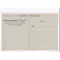 PUBLICITE : Le cherry brandy regals (Mistinguette - Versailles et Nuits St Georges) - très bon état