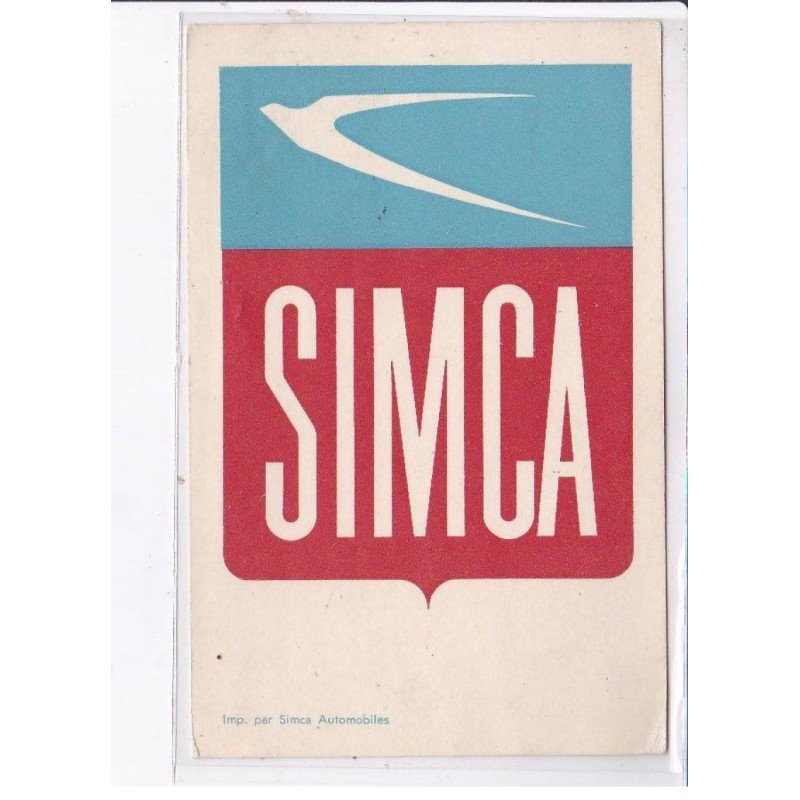 PUBLICITE : automobiles SIMCA - état