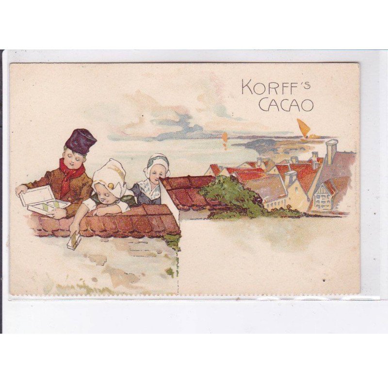 PUBLICITE : KORFF's cacao (enfants) - très bon état