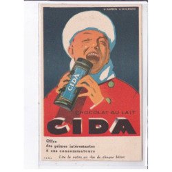 PUBLICITE : chocolat au lait CIDA - très bon état