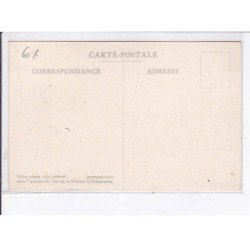 PUBLICITE : infanterie de l'air (carte patriotique - militaire) - très bon état