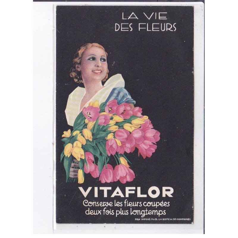PUBLICITE : La vie des fleurs "VITAFLOR" - très bon état