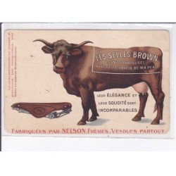 PUBLICITE : Les selles Brown - Nelson frères - état