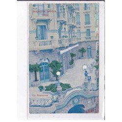 PUBLICITE : l'Hotel Majestic à TUNIS - la terrasse - très bon état