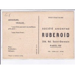 PUBLICITE : RUBEROIDE ASTRA PLUVEX - feutres pour toitures - très bon état