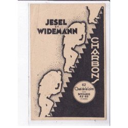 PUBLICITE : Les charbons Jesel et Widemann à Paris 19ème (quai de la Loire - Botzaris) - état