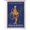 PUBLICITE : le pneu RUSSEL (cornemuse) (illustrée pa MICH) - état (pliée)