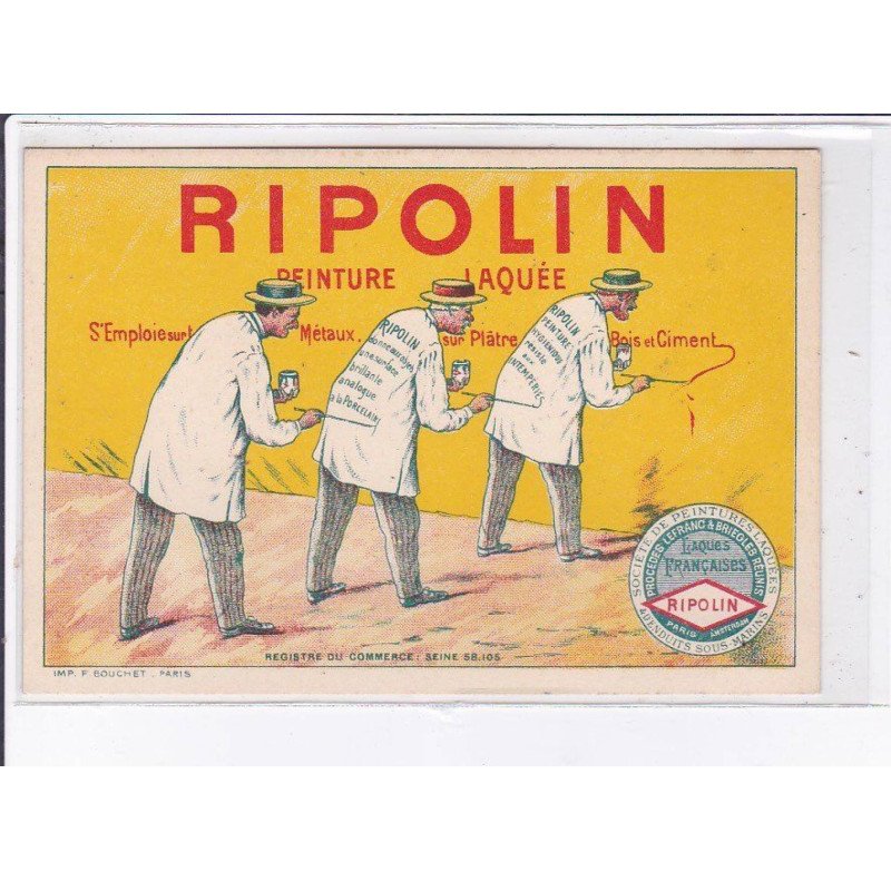 PUBLICITE : Les peintures RIPOLIN - très bon état