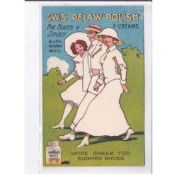 PUBLICITE : C.W.S. PELAW POLISH and Creams (crême pour chaussures) - très bon état