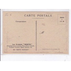 PUBLICITE : Les produits MORTIS (dératiseur - cafards) illustré par Demont Edmond - très bon état